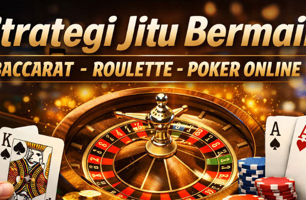 Strategi Jitu Bermain Baccarat, Roulette, dan Poker Online