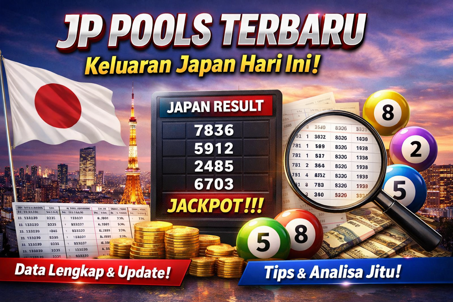 JP Pools Terbaru: Informasi Lengkap Keluaran Japan Hari Ini