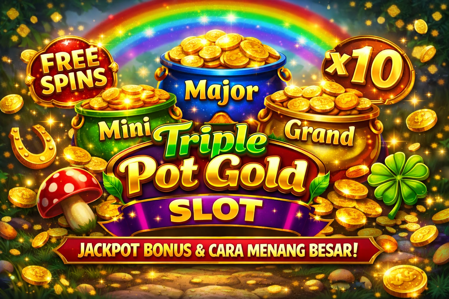 Triple Pot Gold Slot Game: Fitur Bonus dan Cara Mendapatkannya